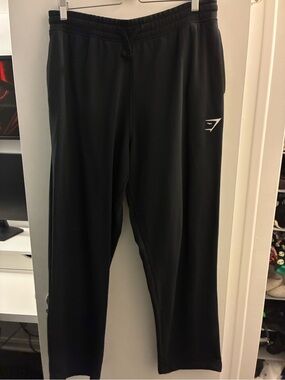 Gymshark Black Performance Track Pants